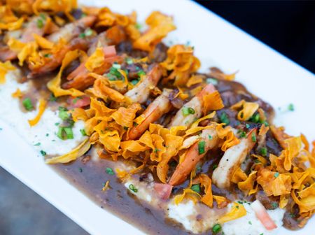 Outer Banks Brewing Station, Shrimp and Grits