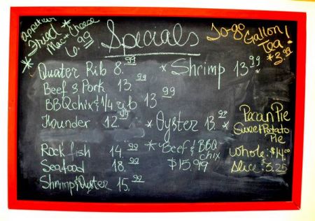 Sooey's BBQ & Rib Shack, Eat In & Take Out Specials