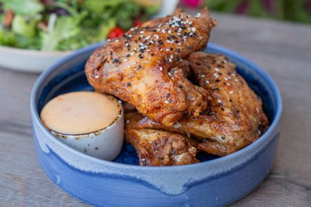 Firetender Stone-Oven Cooking & Bar, Karaage Wings