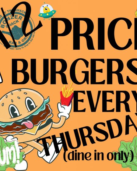 Bonzer Shack Bar & Grill, 1/2 Price Burger Thursdays