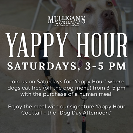 Mulligan's Grille, Yappy Hour