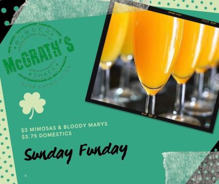 McGrath's Burger Shack, Sunday Funday