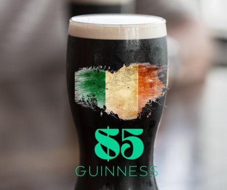 McGrath's Burger Shack, $5 Guiness Friday