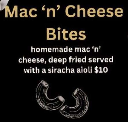 The Froggy Dog Restaurant & Pub, Sunday Pub Specials: Mac 'n' Cheese Bites