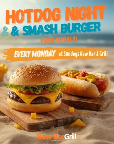 Sundogs Raw Bar & Grill, Hotdog & Smash Burger Night