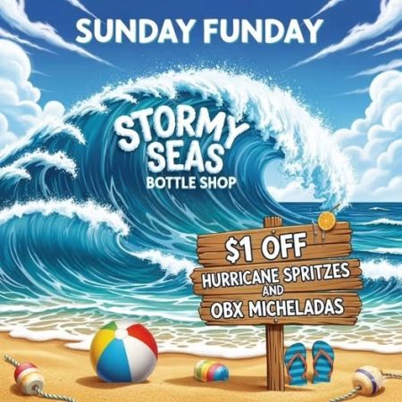 Stormy Seas Bottle Shop, Sunday Funday