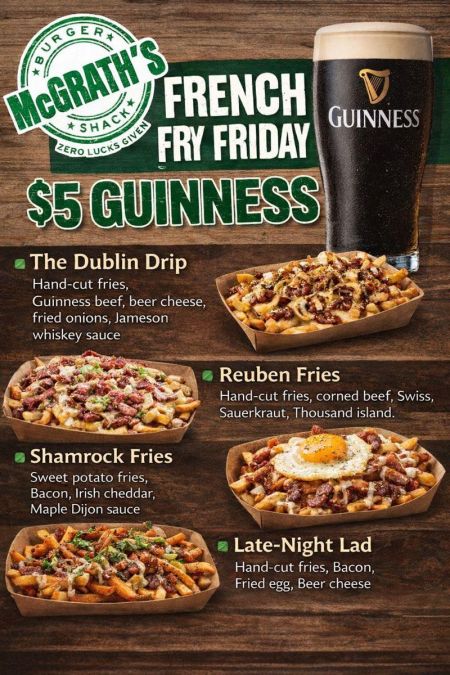 McGrath's Burger Shack, $5 Loaded Fries