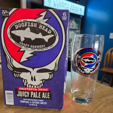 Stormy Seas Bottle Shop, Dogfish Head Grateful Dead Glass Giveaway