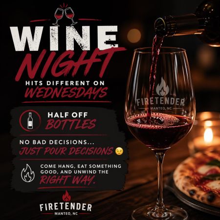 Firetender Stone-Oven Cooking & Bar, Wine Night