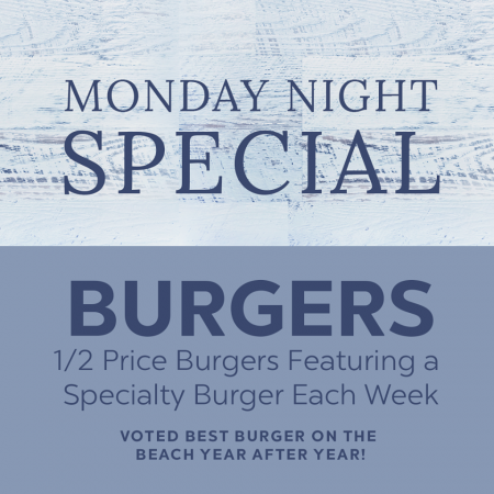 Mulligan's Grille, Monday Burger Night