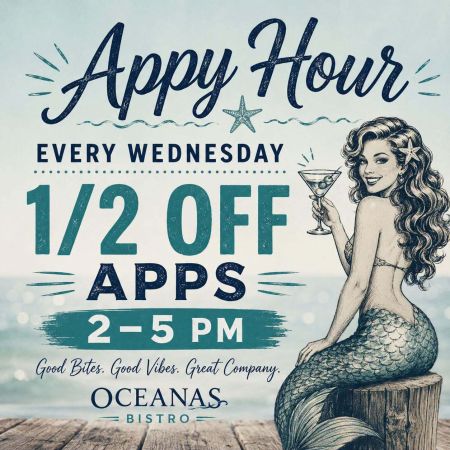Oceanas Bistro, Half Price Apps