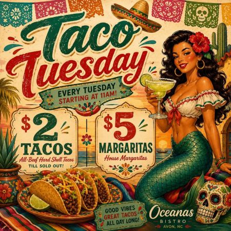 Oceanas Bistro, Taco Tuesday