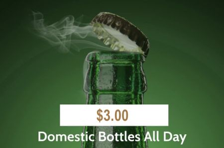 McGrath's Burger Shack, $3 Domestics