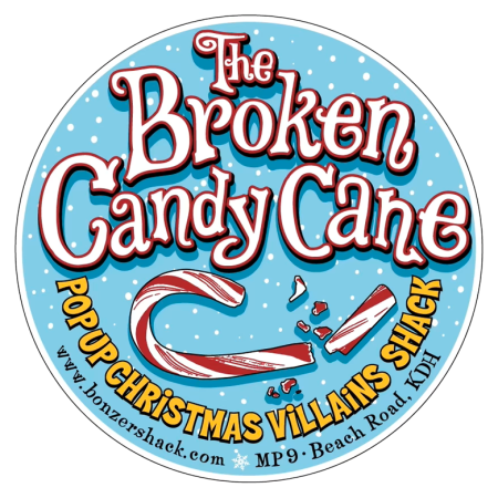 Bonzer Shack Bar & Grill, The Broken Candy Cane Pop-Up w/ Special Menus