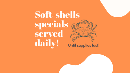 Dune Street Rawbar & Grill, Daily Soft-Shell Crab Specials