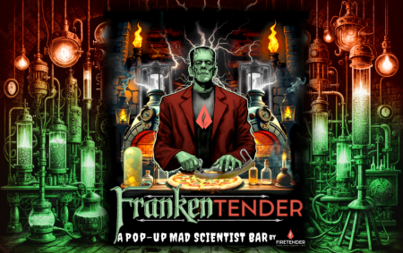 Firetender Stone-Oven Cooking & Bar, Frankentender Mad Scientist Pop-Up Bar