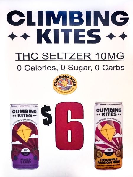 La Fogata Mexican Restaurant, $6 Climbing Kites THC Seltzer