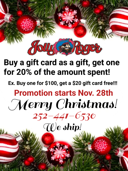 Jolly Roger Restaurant, Gift Card Special