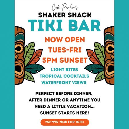 Cafe Pamlico, Shaker Shack Tiki Bar