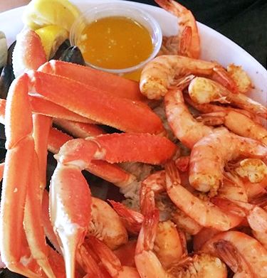 Sundogs Raw Bar and Grill, Happy Hour Shrimp & Crab Legs