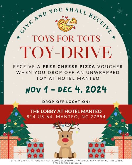 Firetender Stone-Oven Cooking + Bar, Free Cheese Pizza Voucher with Toy Donation