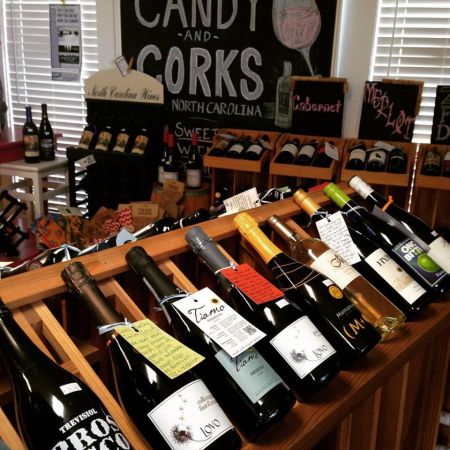 Candy & Corks, Local Wine