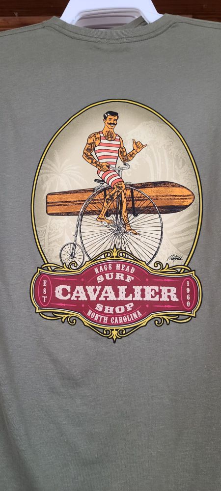 Cavalier Surf Shop, Cavalier Old School Bike T-Shirt