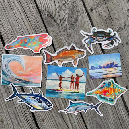 Slash Creek Outfitters, Locally Designed Stickers