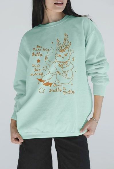 Mermaid’s Folly, Showgirl Kitty Sweatshirt