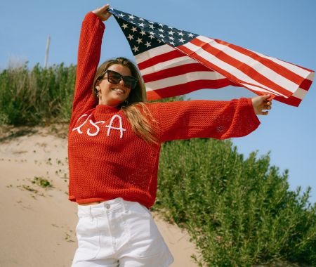 Foxy Flamingo Boutique, America Pullover