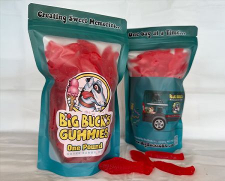 Big Buck's Ice Cream, 1lb Candy Bags