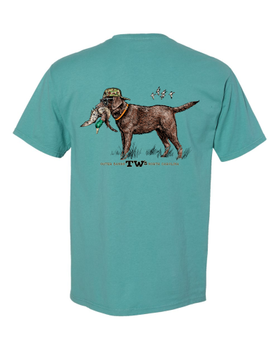 TW’s Bait & Tackle, TW's Marsh Dog- Men's Cotton Short Sleeve Tee