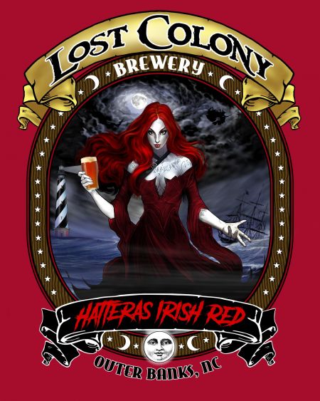 Lost Colony Brewery and Cafe, Hatteras Red T-Shirt