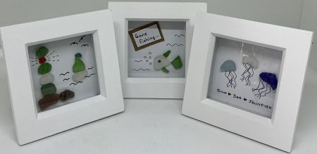 Gulf Stream Gifts, Seaglass Pictures from Scotland