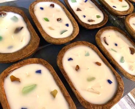 Absolutely Outer Banks, Outer Banks Sea Glass Dough Bowl Candles