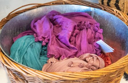 Nest, Pom Pom Scarves