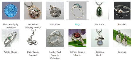 Silver Bonsai Gallery, Modern Heirloom Jewelry