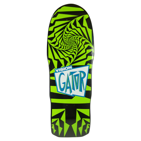 Outer Banks Boarding Company, Vision Gator 2 Reissue Deck 10.25" Black/Green