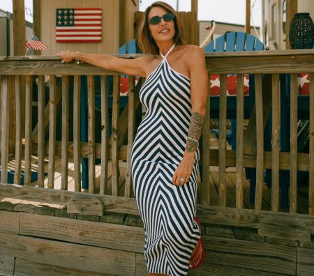 Foxy Flamingo Boutique, Vivian Midi Dress