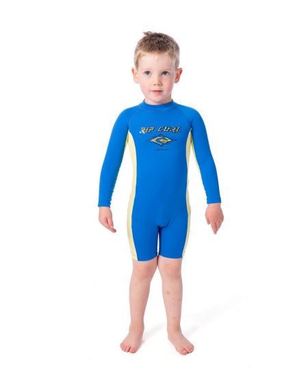 Outer Banks Boarding Company, Rip Curl Grom Boys L/SL UV Spring Suit Blue '20