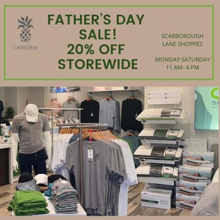 Cariloha Bamboo Outer Banks, Father's Day Sale - 20% Off Sitewide