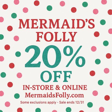 Mermaid’s Folly, Holiday Sale: 20% Off