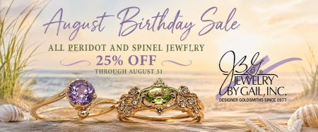 Jewelry By Gail, 25% Off Peridot and Spinel Jewelry
