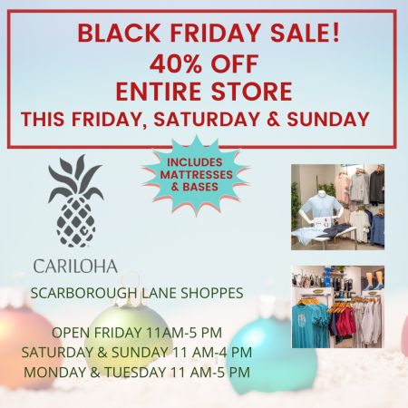 Cariloha Bamboo Outer Banks, Black Friday Sale - 40% Off Entire Store