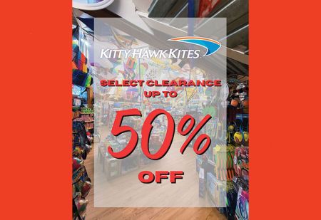 Kitty Hawk Kites, Select Clearance up to 50% off