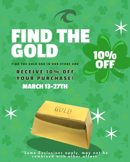 Kitty Hawk Surf Co., Find the Gold for 10% Off