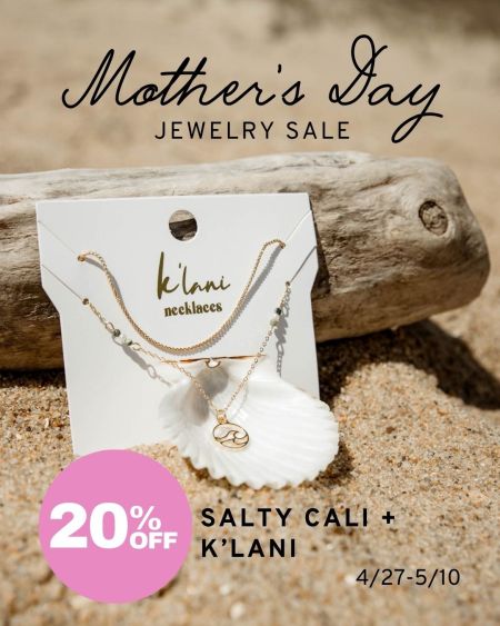 Kitty Hawk Surf Co., Mother's Day Jewelry Sale