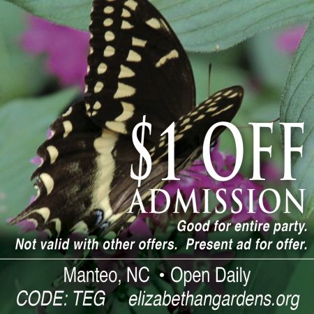 Elizabethan Gardens, Save on Admission