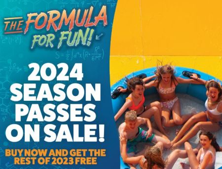 H2OBX Waterpark, $110 Season Passes (for 2024 PLUS the rest of 2023)