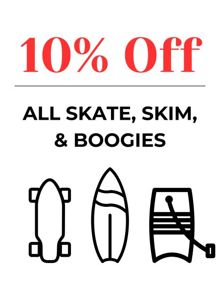 Outer Banks Boarding Company, Black Friday Sale: 10% Off Skate, Skim, and Bodyboards